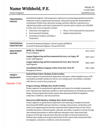 Traditional Resume Page 1